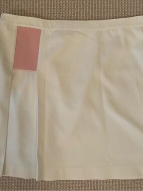 Tory Sport white  Golf/ Tennis Skirt with Pink Accent